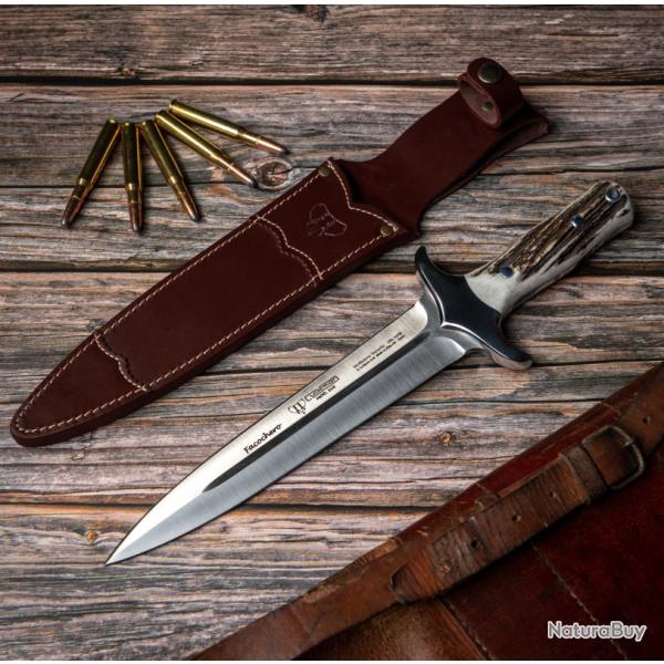 POIGNARD EN BOIS DE CERF CUDEMAN 105-C