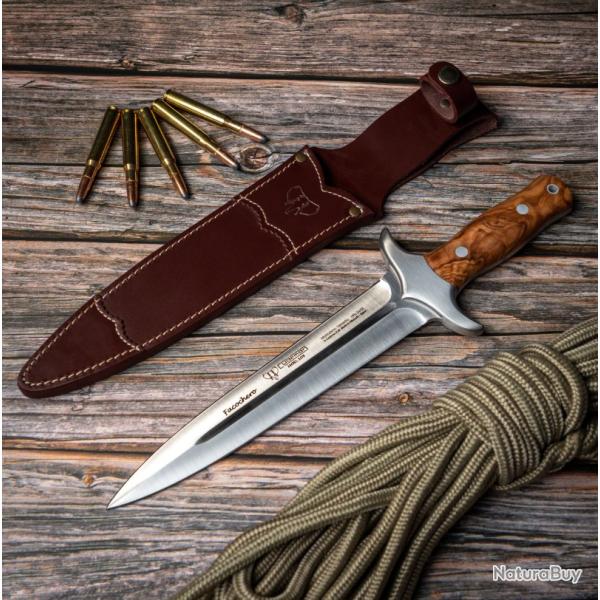 POIGNARD EN BOIS D'OLIVIER CUDEMAN 105-L