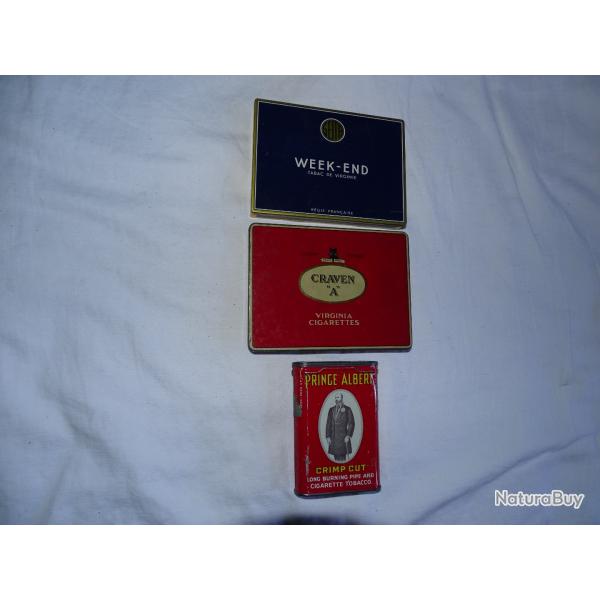 Boites de cigarettes