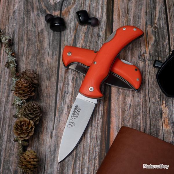 COUTEAUX PLIANT CUDEMAN NAVAJA ATHENA ORANGE 345-J