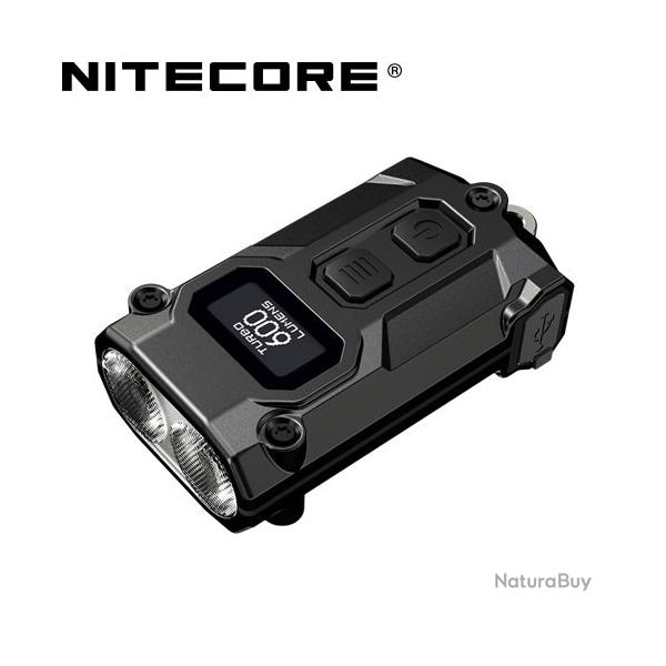 Lampe Porte-cl�s Nitecore Tini 3 600 Lumens - �cran OLED - Noir