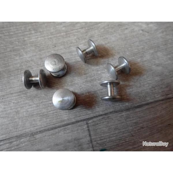 Bouton / rivet de bretelle, de sangle de fusil Suisse 1889, K11, K31, Stg 57 ...