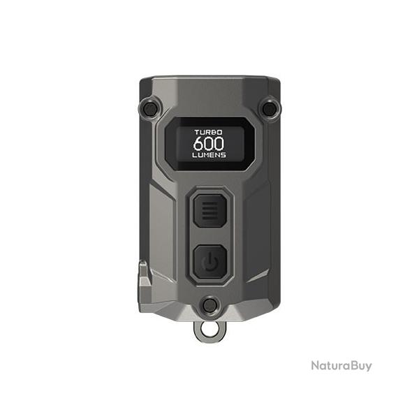 Lampe Porte-cl�s Nitecore Tini 3 600 Lumens - �cran OLED - Gris
