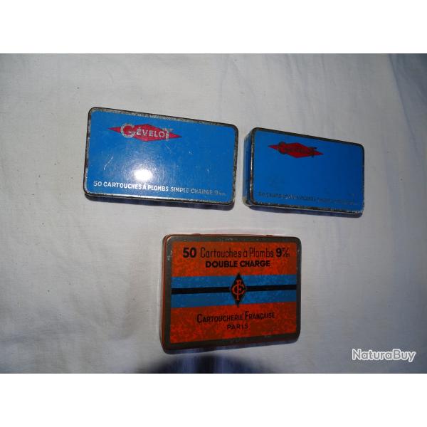 Boites de cartouches vides