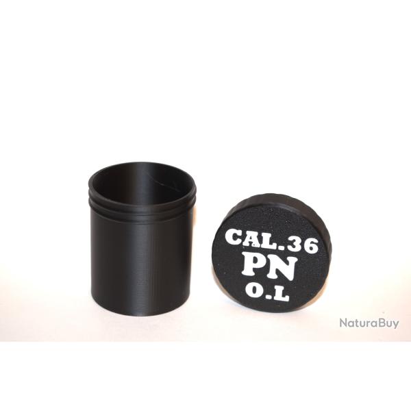 Lot de 2 Boites barillet Personnalis�es calibre .44 ou .36 // Remington pietta colt 1858 1851 1860