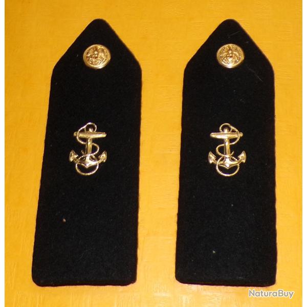 ARMEE AMERICAINE U.S: PAIRE EPAULETTES DE L'U.S NAVY ,  ETAT NEUF VOIR PHOTOS . POUR TOUT RENSEIGNEM