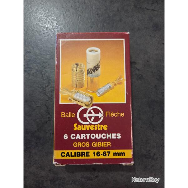 Balle fleche sauvestre cal 16/67