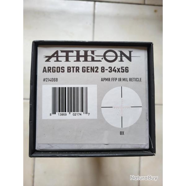 Lunette athlon argos gen 2 8-34x56