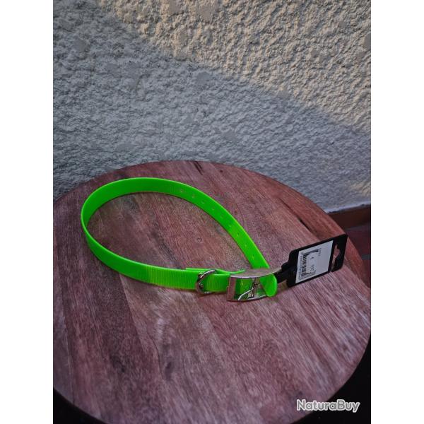 Collier pour chien fluo vert