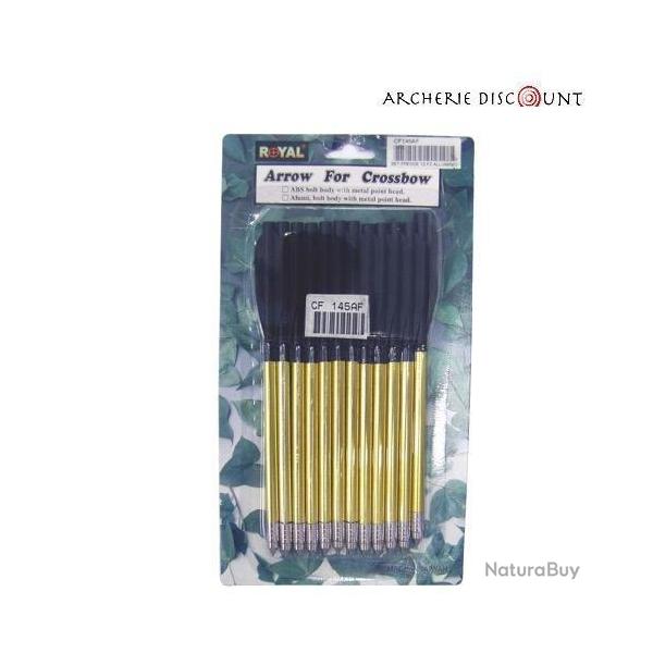 Set De 12 Traits En Aluminium 6,5 Pour Pistolet Arbal�te