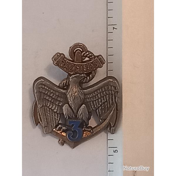 Insigne du 3�me r�giment d'infanterie de Marine (3�me RIMa)