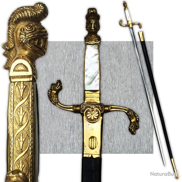 RARISSIME & GLAIVE / PE DE LUXE DE GNRAL / HAUT DIGNITAIRE FRANCAIS RESTAURATION XIX ORIGINAL