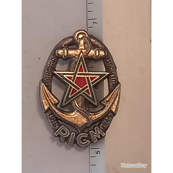 Insigne du r�giment d'infanterie-chars de marine (RICM)