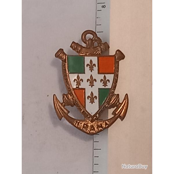 Insigne du 11�me r�giment d'artillerie de Marine (11�me RAMa)