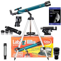 Pack T&eacute;lescope Levenhuk LabZZ TK60 avec Zoom, Oculaires et Accessoires
