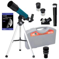 Pack Télescope Levenhuk LabZZ TK50 avec Zoom, Oculaires et Accessoires