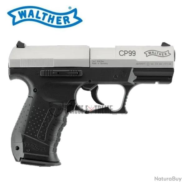 Pistolet WALTHER CP99 Cal 4.5 mm CO2 Bicolore