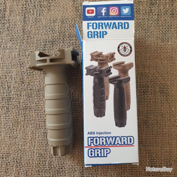 Poigne tactique airsoft forward grip dsert tan