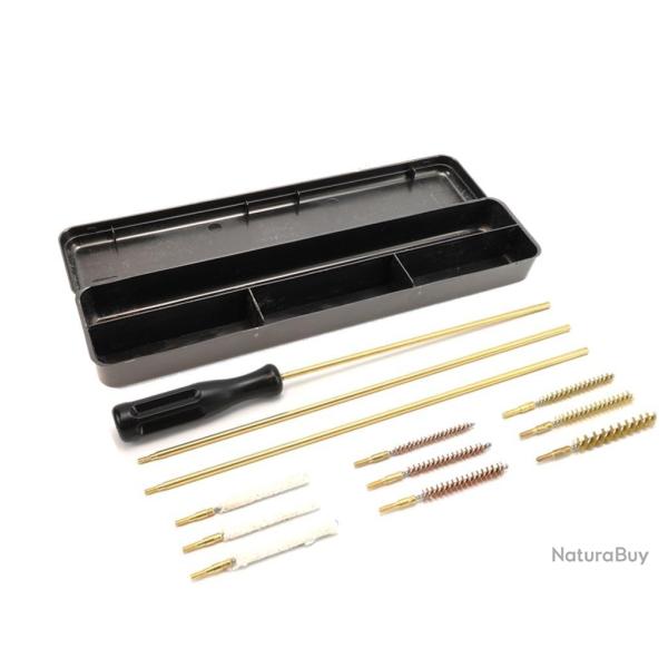kit de nettoyage pour armes  plombs calibre 4.5, 5.5 et 6.35 mm (.177/.22/.25)