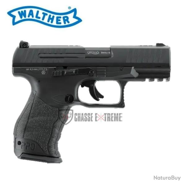 Pistolet WALTHER PPQ M2 Co2 Cal 4.5mm avec Chargeur a Chaine Rotative