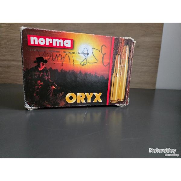 NORMA .358 NORMA MAG 250GR ORYX ( 1 boite)