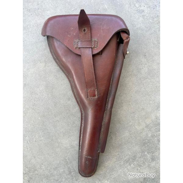 tui cuir luger artillerie repro ancienne