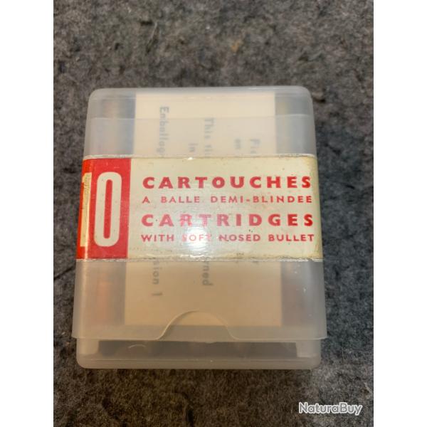 Boite de 10 cartouches FN HERSTAL cal 8x60 R en soft point 14.7g