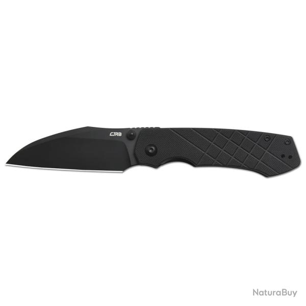 Couteau CJRB Kestrel Black Lame Wharncliffe AR-RPM9 Blk Manche G10 KIVT Liner Lock Clip J1962BBK