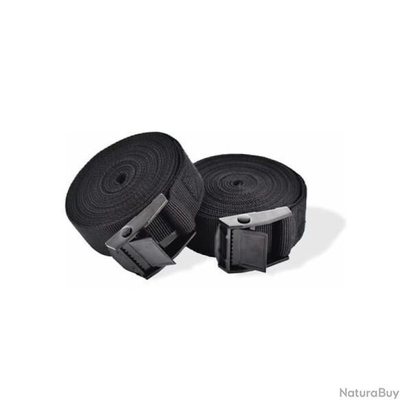 Sangle CAO autobloquante 100cm avec boucle de serrage noire