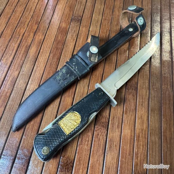 RARE COUTEAU MULTI-LAMES ALLEMAND VINTAGE ERN SOLINGEN ANN�E 50-60