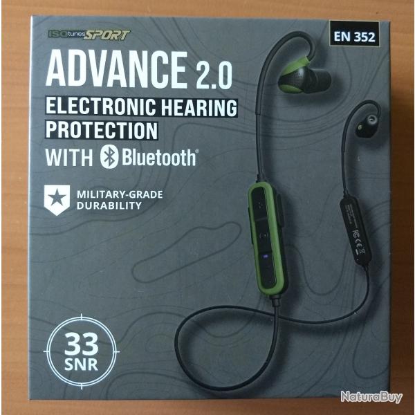 *** Modle de dmonstration - Ecouteurs bluetooth  rduction de bruit Isotunes - Advance 2.0 BT ***