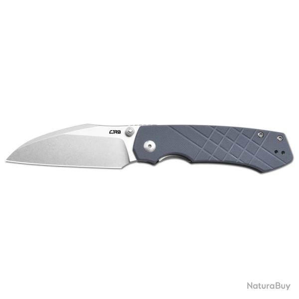 Couteau CJRB Kestrel Blue Lame Wharncliffe AR-RPM9 Manche G10 KIVT Liner Lock Clip J1962BU
