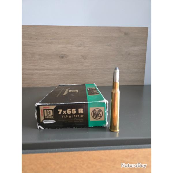 Balle 7x65r 177gr (lot de 8 cartouches)