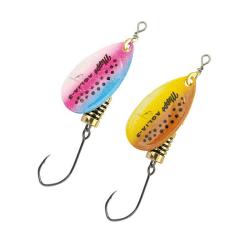 Cuiller MEPPS Aglia micropigments hame&ccedil;on simple Rainbow trout 3