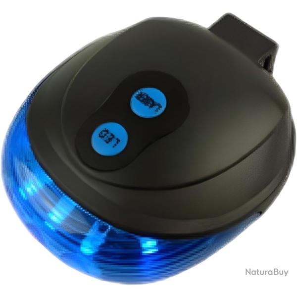 Feu arrire avec laser pour vlo et VTT  Double faisceau et 7 modes d'clairage - Livraison rapide