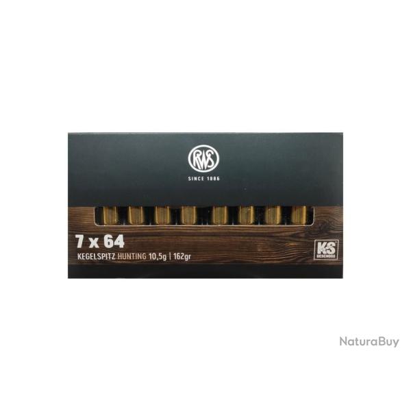 Munitions RWS 7x64 KS 10.5g 162gr x2 boites