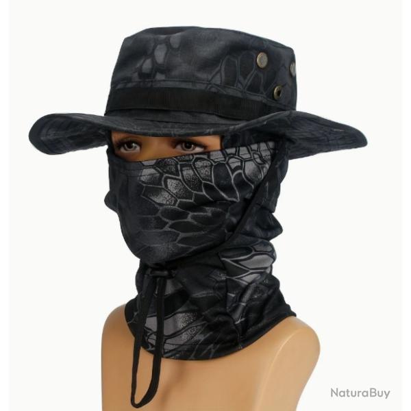 Ensemble Bob + Cagoule Python Noir