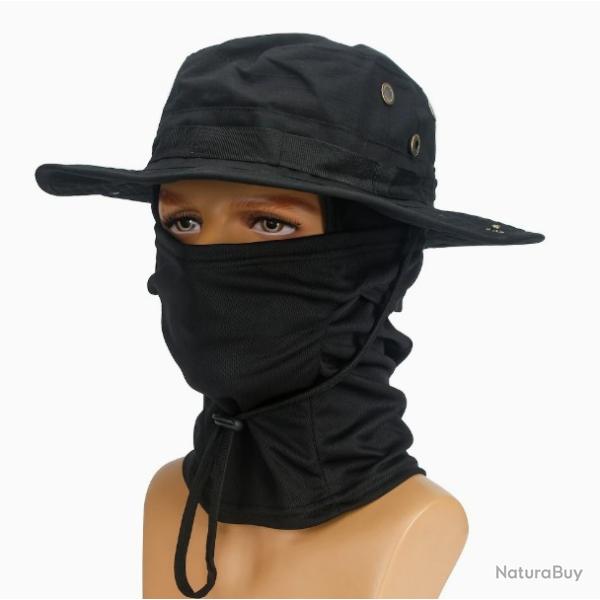 Ensemble Bob + Cagoule Noir