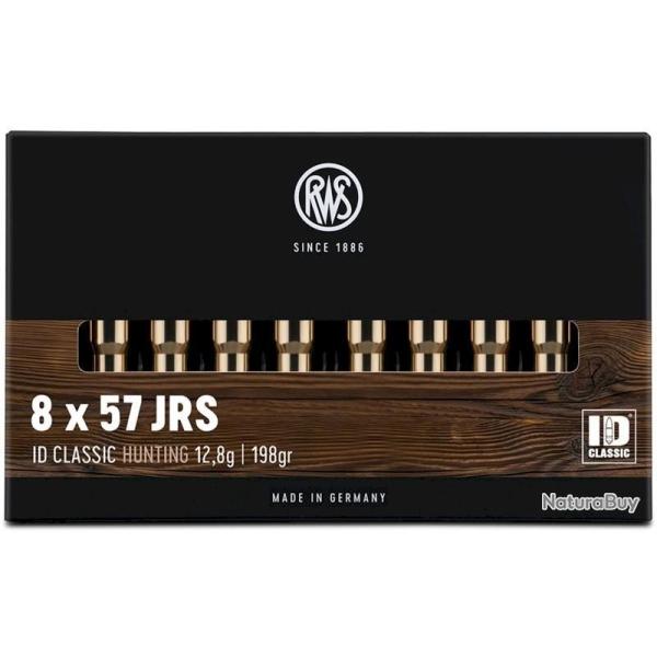 Munitions RWS 8x57 JS ID Classic 12.8g 198gr x2 boites