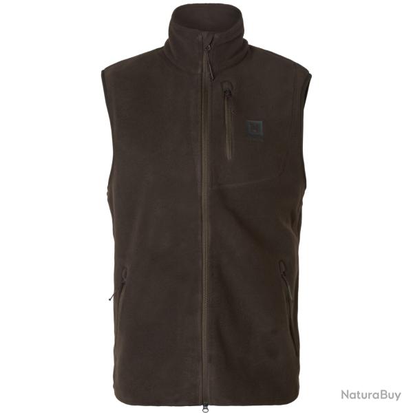 GILET POLAIRE HARKILA ASPIRE SHADOW BROWN TAILLE L NEUF