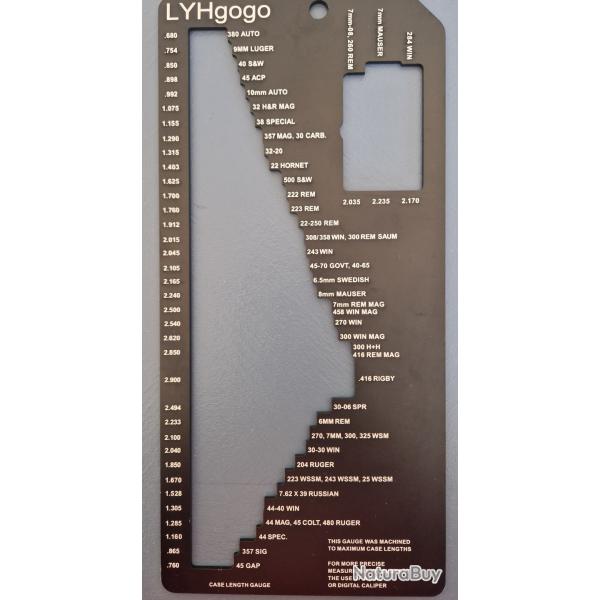 Jauge tuis multicalibres