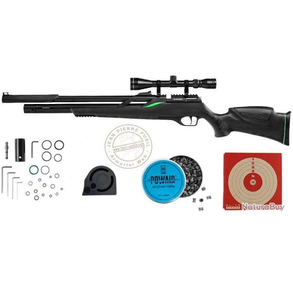 Carabine PCP Remington T-REX 5,5 mm (19,9 joules) + Lunette 3-9 x 40