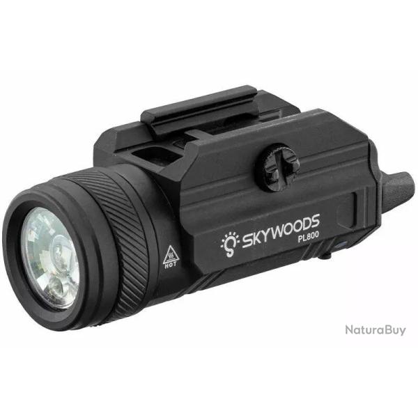 Lampe tactique 800 Lumens laser vert PL800 Skywoods