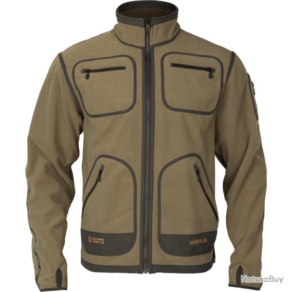 POLAIRE HARKILA KAMKO ANTIQUE BRONZE/ WILLOW GREEN TAILLE XL NEUVE