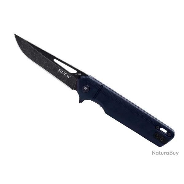 Couteau Buck Knives INFUSION lame noire  trou acier 7cr