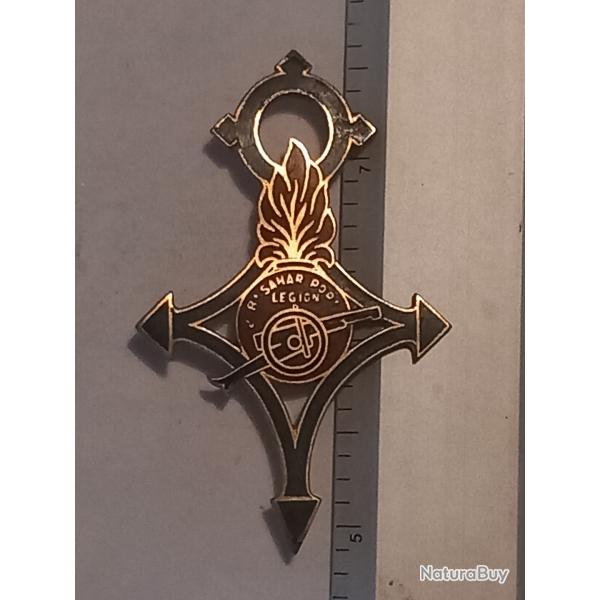 Insigne de la 2�me batterie saharienne port�e de la L�gion (2�me BSPL)