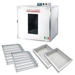 Couveuse + 2 Tiroirs d'incubation de caille &agrave; poule + 2 Paniers d'&eacute;closion