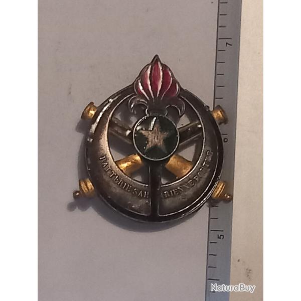 Insigne de la batterie saharienne port�e de la L�gion (BSPL)