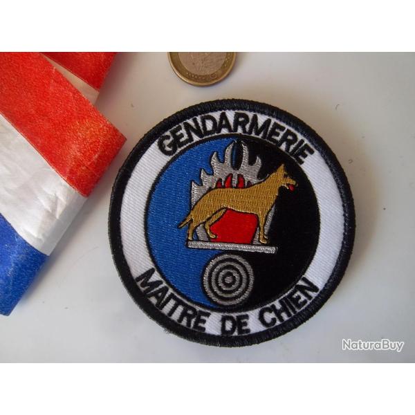 �cusson patch insigne tissu militaire gendarmerie maitre chien