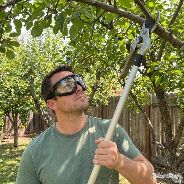 Lunettes de s�curit� branches ajustables anti-rayures noires